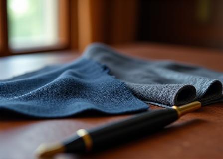 Close-up van luxe stoffen in een Tilburgs styling atelier